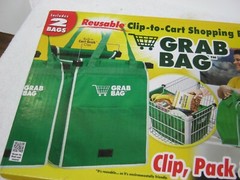 New In Box, Reusable Clip To Cart Shopping Bag, Must See