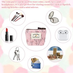 JJUNW 6 Pcs Mini Makeup Pink, coffee, beige, light blue, lake white
