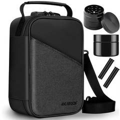 IDEATECH Smell Proof Bag, Stash Box with Lock, Large, BLack