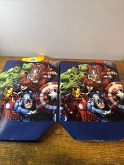 MARVEL AVENGERS Reusable Totes 8”x 7”x 3”. 4 Pack Treat Bags