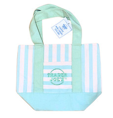 Trader Joe’s Mini PASTEL Striped Canvas Tote Bag(2026) – Pick Your Color!!
