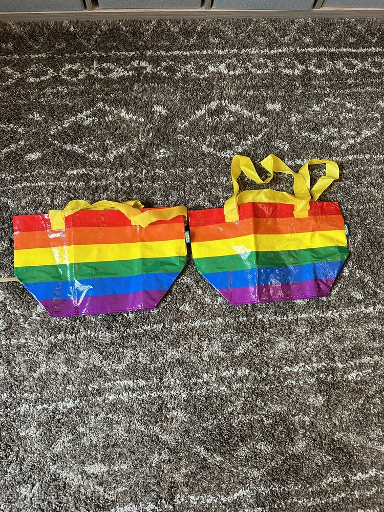 IKEA Storstomma Small Pride Bag Rainbow Reusable Shopping Tote LGBTQ – 1 Bag