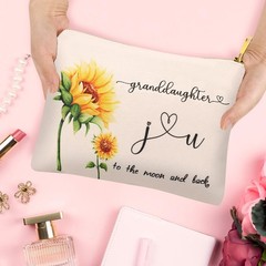 Granddaughter Gifts from Grandma Grandpa, Blessing Makeup Bag