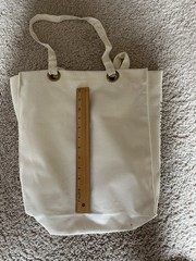 Yankee Candle Red Heart Cotton Canvas Tote Bag New