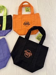 Trader Joe’s Mini Halloween Canvas Tote Bag Set Of 4 With RARE MISPRINT INCLUDED