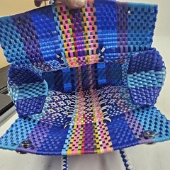 Eco Style Multicolored Recycled Plsstic Tote Bag