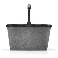 carrybag twist silver – Sturdy shopping basket with plenty of storage space a…