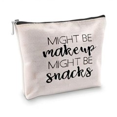 GJTIM Novelty Cute Makeup Cosmetic Bag Might Be MAKEUP SNACKS