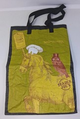 Trader Joe’s Reusable Bag Perky UniCorny Tote Shopper Travel Retired 15.75″