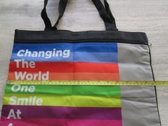 Rainbow Eco Reusable Shopping Tote Bag ~~Changing The World One Smile At A Time