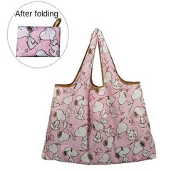 Snoopy Foldable Shopping Bag – Large, Reusable, Waterproof Tote