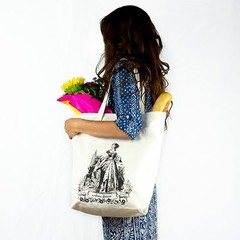 Anne Boleyn Organic Cotton Large Market Tote Bag