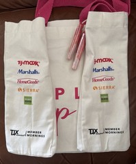 TJX (TJ Maxx, Marshalls, …) Rewards Member Mornings Reusable Cotton Canvas Bag