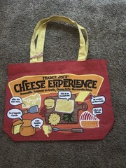 Trader Joe’s Foldable Reusable Shopping Bag Cotton Red Yellow Multicolor
