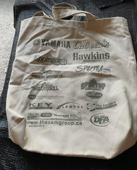 Reusable Advertising Canvas Bag All Canada Show Green Bay Eppinger Geese Art