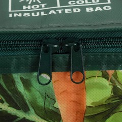 4 Pack Insulated Reusable Grocery Bag, Large Shopping Tote with Zippered Top …