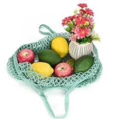 Colors 3 Handbag Net Bag Fruit Reusable Mesh Storage Shopping String Vegetables