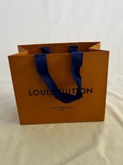 Louis Vuitton Reusable Paper Shopping Bag Orange 7″ x 8.5″ x 4.5″