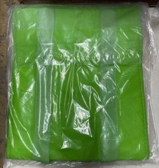 Larger Reusable Thermal Grocery Bag Zipper Shut With Handles Heavy Duty 12 X 12