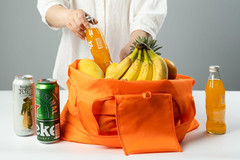 Foldable Reusable Grocery Bags – Heavy Duty 6 Pack with Handles | XL Tote