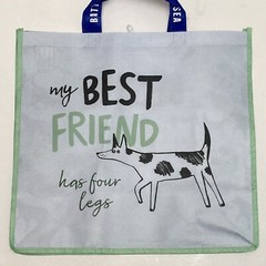 Tesco Battersea Cats and Dogs Home DOG Tote Bag Best Friend has Four Legs New