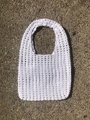 White Mesh Tote Bag