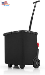 Carrycruiser Portable Shopping Trolley with Sturdy Aluminum Frame Shoulder Strap