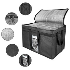 XXL-Larger Insulated Cooler Bags with Zipper Closure,Reusable Grocery Shoppin…