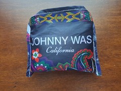 Johnny Was Colorful Reusable Lightweight Grocery Shopping Travel Tote Bag