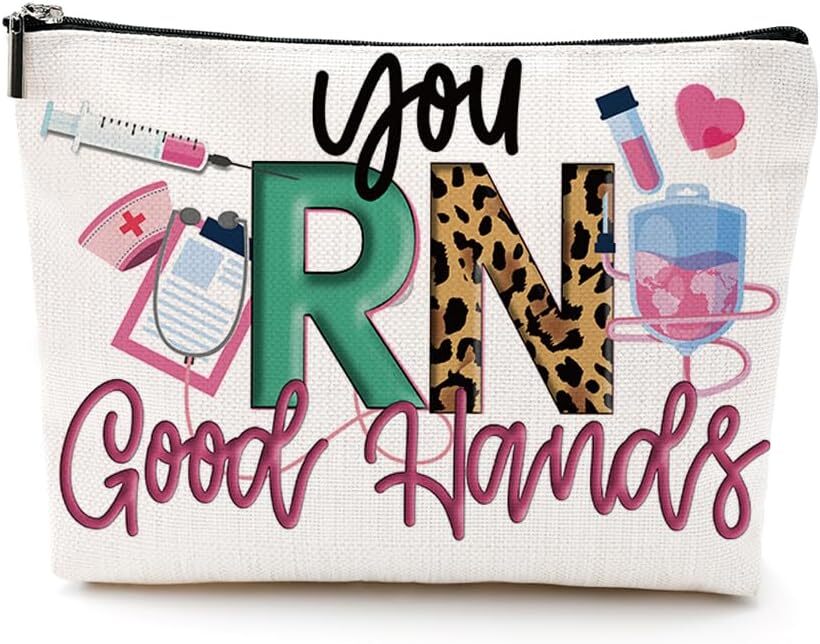 Nurse Gifts RN Makeup Bag Accessories for Work Practitioner…