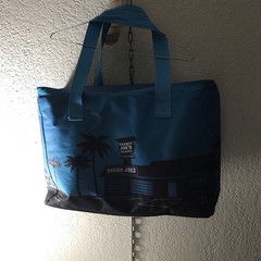 Trader Joe’s Emerald Green /teal NEW Insulated Cooler Large 8 Gallon Tote Bag