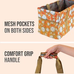 Extra Large Utility Tote Bag – Oversized Collapsible Reusable Wire Frame Rect…