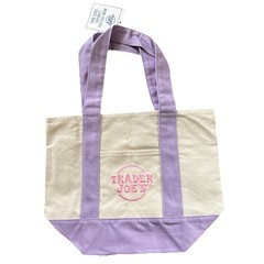 Trader Joe’s 2026 Mini Pastel Canvas Tote Bag Set Of 4 IN HAND READY TO SHIP!!!!