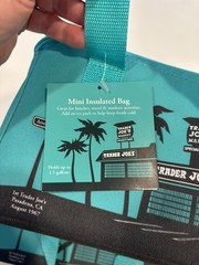Trader Joe’s 2 Insulated (TEAL) Mini Tote Bags *LIMITED* (With Tags)