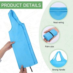 GliCraft 100 Pack Reusable Grocery Bags Bulk Polyester Shopping Bags Foldable…