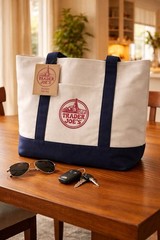 Large Trader Joe’s Canvas Tote Bag