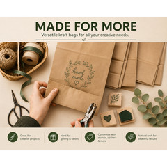 Brown Kraft Bag – 4 lb. – 500 Pcs/Bag