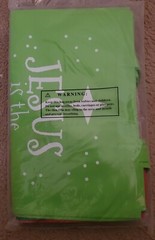 Oriental Trading Co. JESUS IS THE REASON FOR THE SEASON Tote Bags 1Dz. 4 Colors