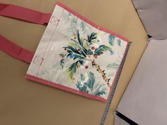 Small Plastic Reusable bag with Christmas Palm tree unbranded