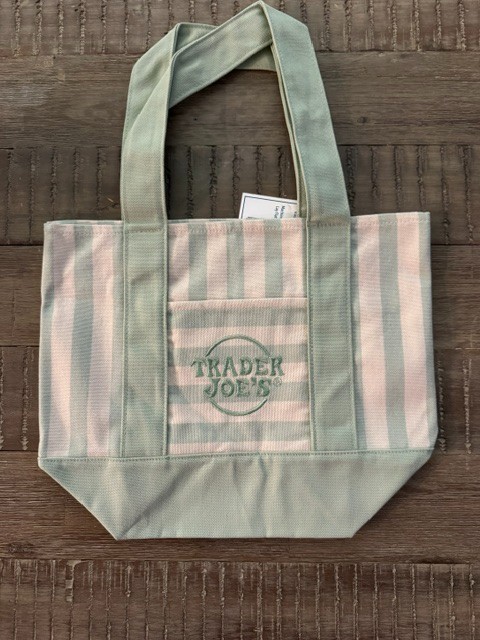 Trader Joe’s Mini Tote Bag Limited Edition, Mint Green