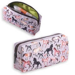LParkin Horse Large Capacity Pencil Case, 8 inches * 3.5 inches, multicolor