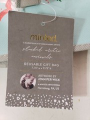 4 PACK OF Minted Reusable Gift Bags, Polar Bear family