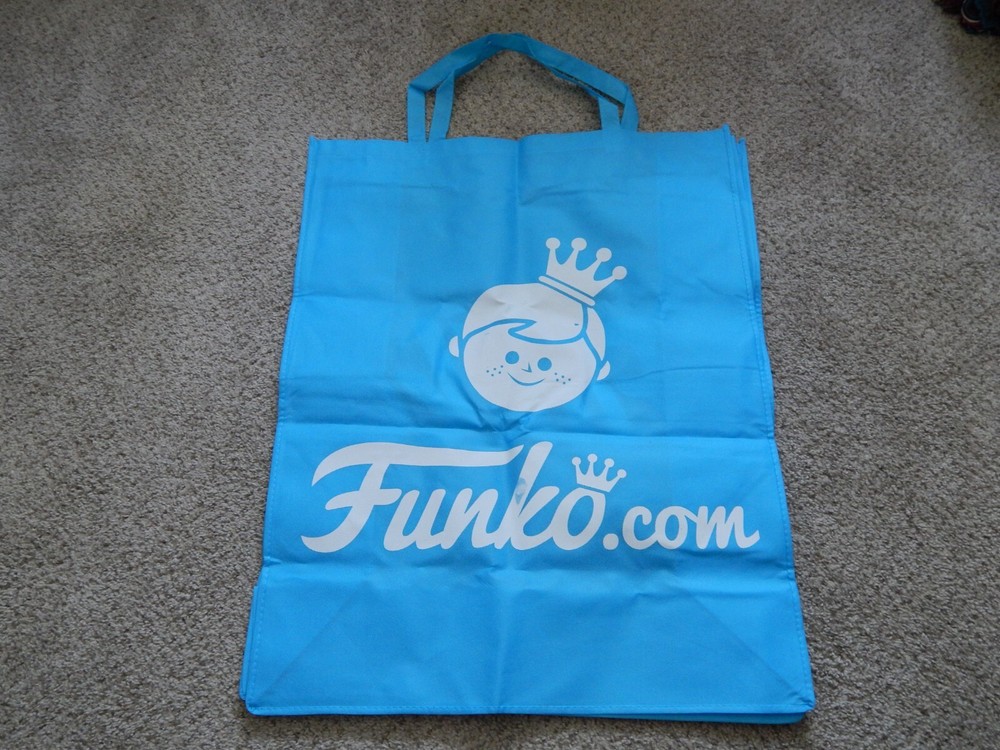 FUNKO POP HUGE EXTRA LARGE 30″ X 23″ X 10″ REUSABLE ECO FRIENDLY BAG TOTE BLUE