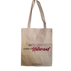 Bare Minerals Fun Lip Graphic Logo Reusable Canvas Tote Bag