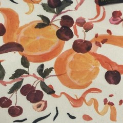 Waitrose No. 1 Large Tote Bag Orange Cherry Off White Nut 2024 John Lewis New