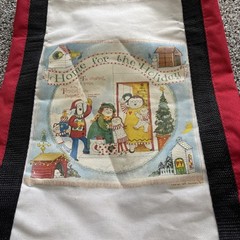VTG 2003 Gooseberry Patch Tote Shopping Bag Christmas Holiday Theme 14 X5”