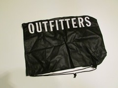 Urban Outfitters Logo Eco Friendly Shopping Bag Backpack / Black
