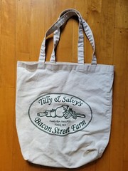 Tilly L Salvy’s Cotton Grocery Tote 16 X 15