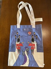 Radley London King Charles III Coronation 2023 Blue Tote Bag Dog Collectible