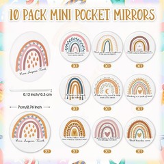Paterr 10 Pcs Teacher Appreciation 9.06 x 6.69 x 1.57 inches, Delicate Colors